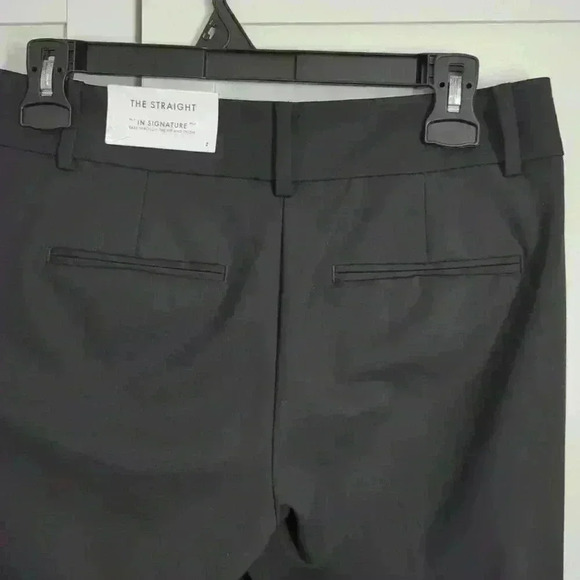 ANN TAYLOR | Factory The Straight  Black Dress Pants Size 2 - Picture 5 of 5